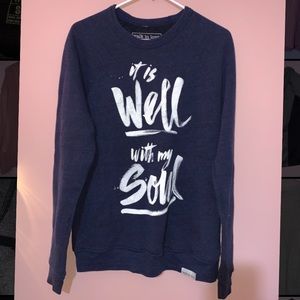 Walk in Love. It Is Well crewneck sweatshirt